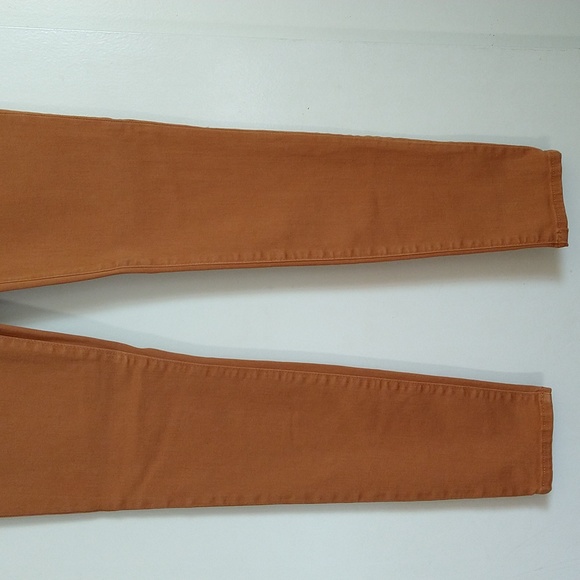 Madewell 9" Mid Rise Skinny Ankle Jeans Buttons Fly Copper Color Size 26 - Picture 5 of 16